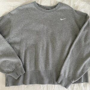 Nike Gray Club Fleece Crewneck Sweatshirt XL